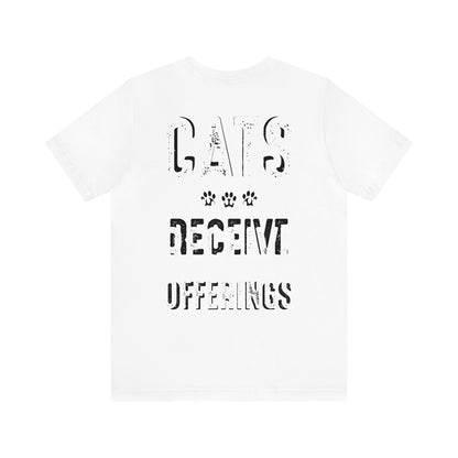 Dogs And Cats Front & Back Unisex Heavy Cotton Tee