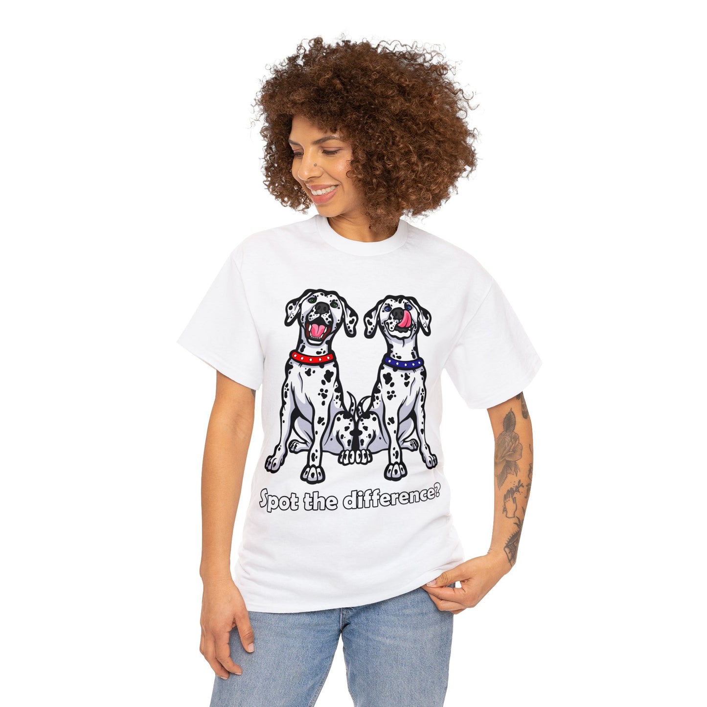 Spot The Difference Unisex Heavy Cotton Tee