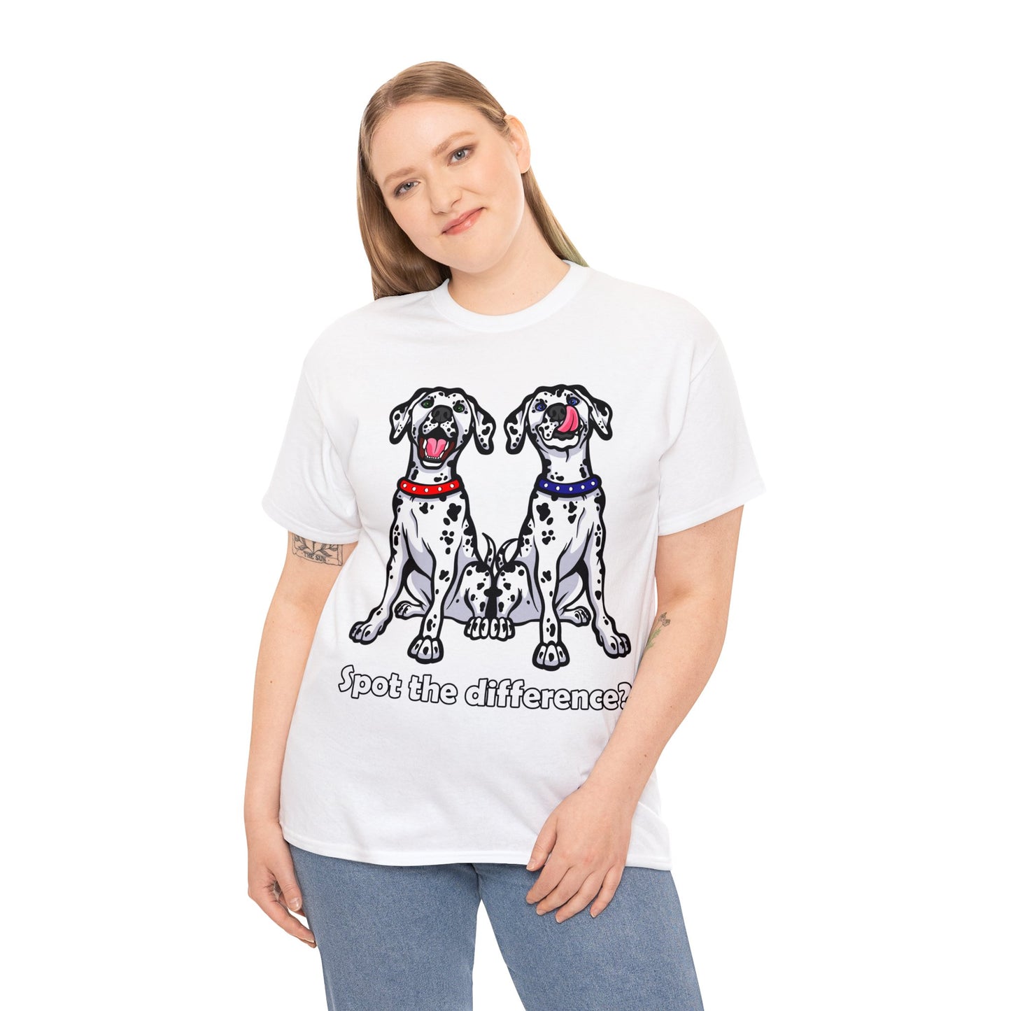 Spot The Difference Unisex Heavy Cotton Tee