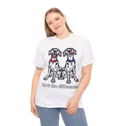 Spot The Difference Unisex Heavy Cotton Tee