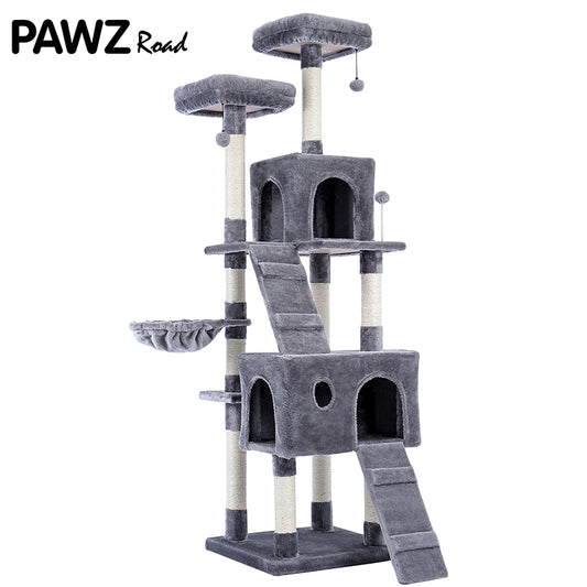 Pet Cat Tree House Condo Perch Entertainment Scratching for Cats