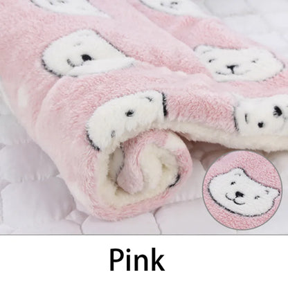 Pet Sleeping Mat Dog Bed Cat Bed Soft Hair Thickened Blanket Pad