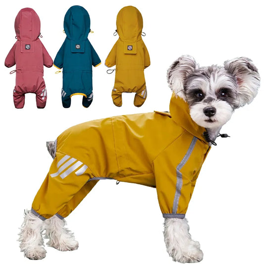 Reflective Waterproof Dog Raincoat for Chihuahuas and Maltese