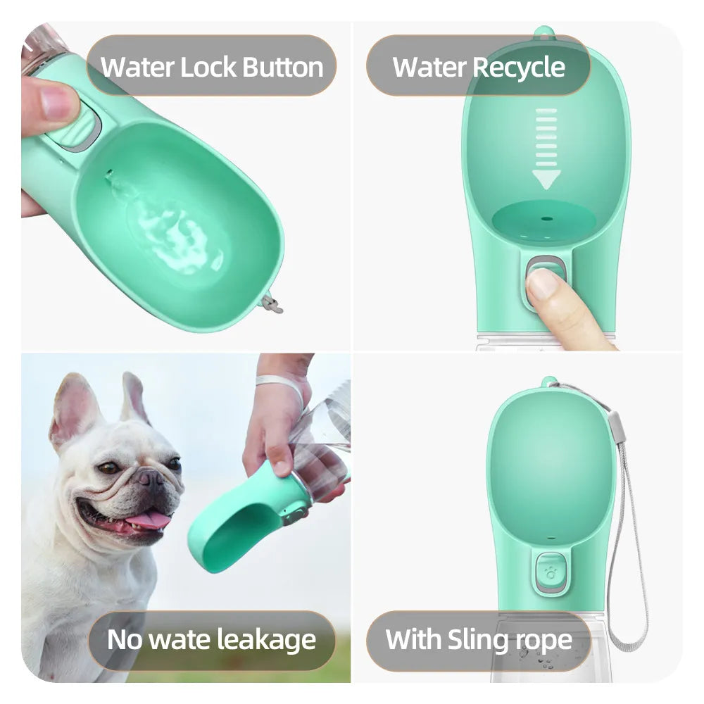 Portable Dog Water Bottle For Small Large Dogs Outdoor Leakproof